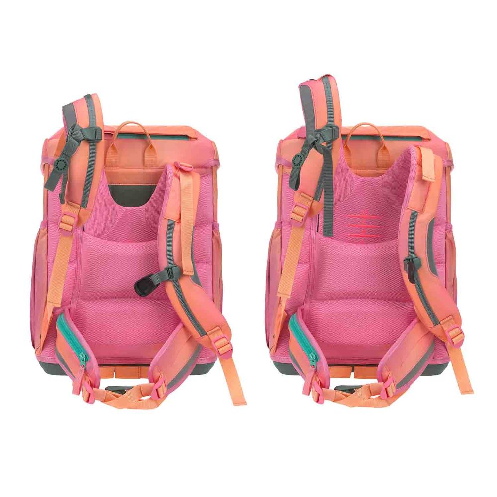 Lässig Light Unique Sunset Pink Schulranzen Set 6tlg.