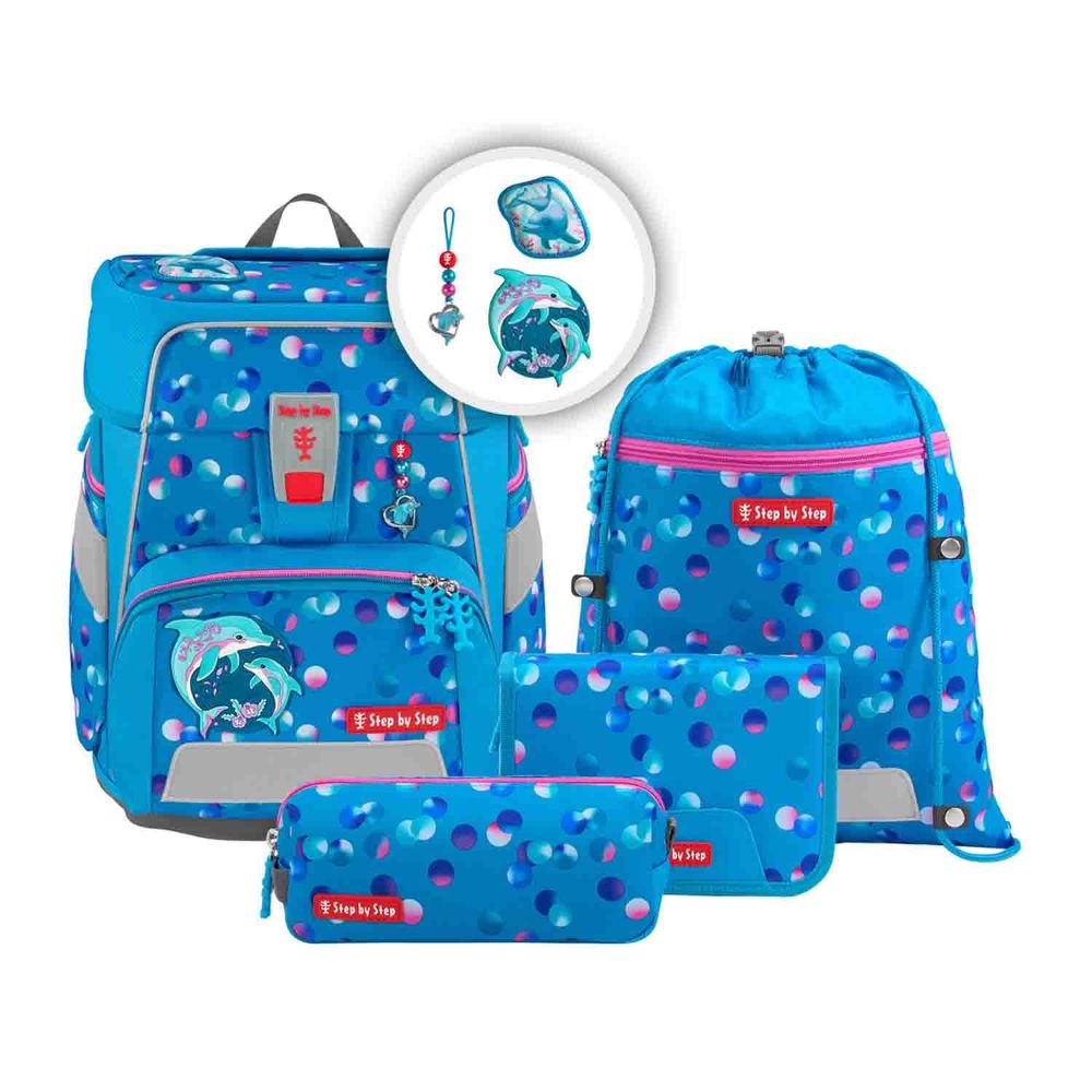 Step by Step Space Dolphin Finja Schulranzen Set 5tlg.