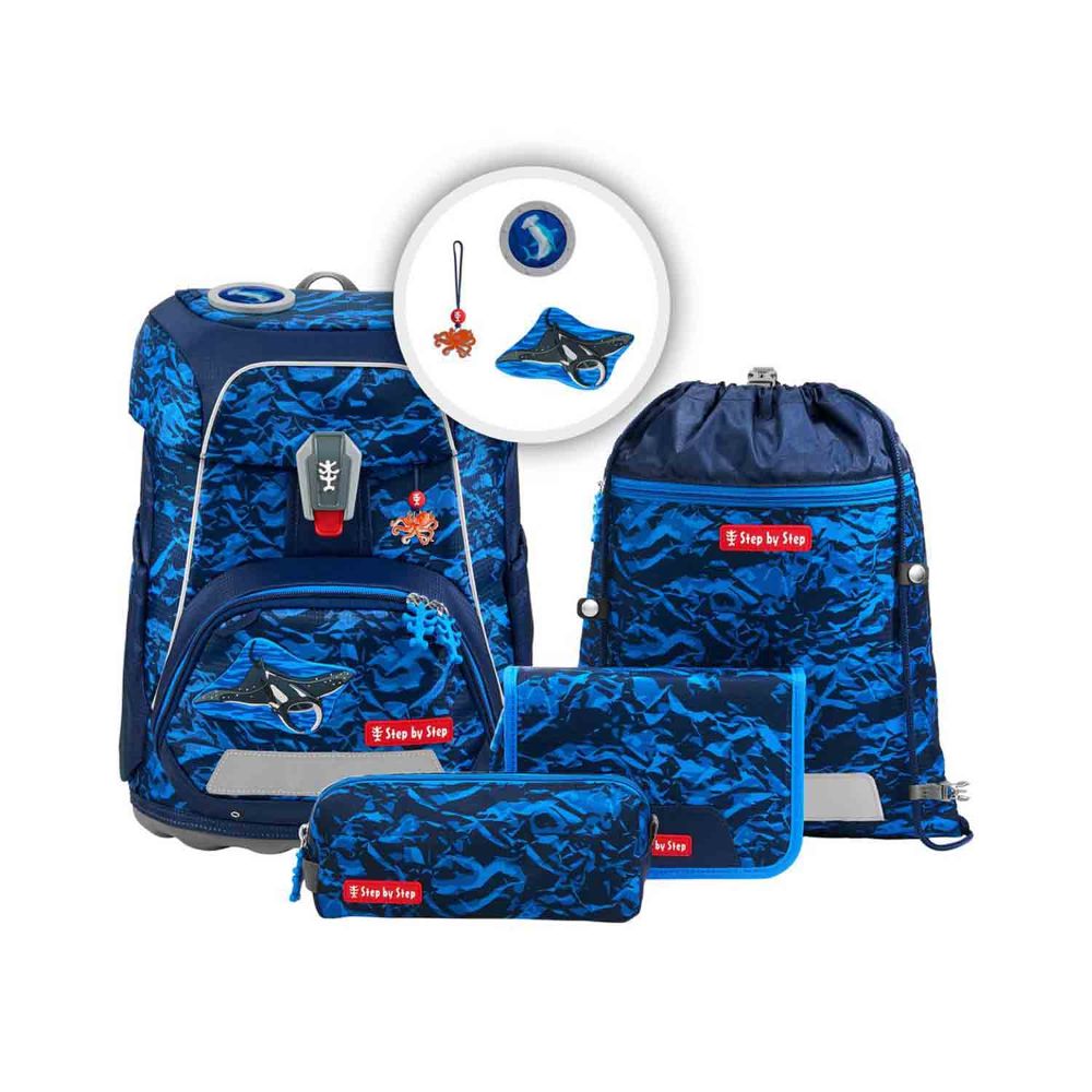 Step by Step Fit Manta Rio Schulranzen Set 5tlg.