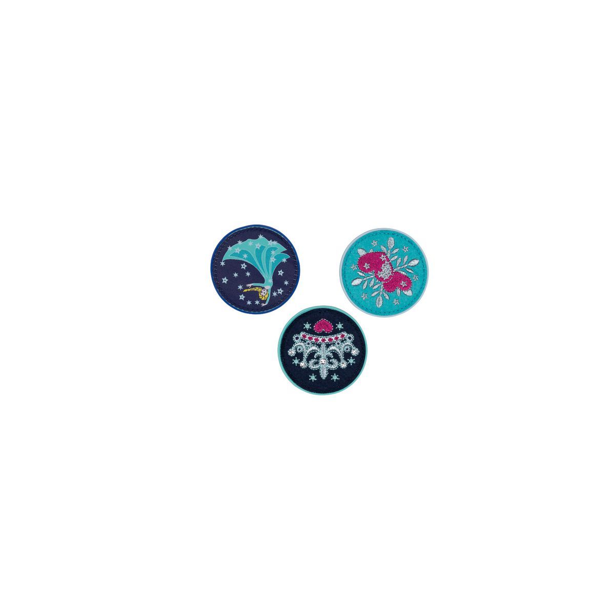 DerDieDas ErgoFlex MAX BUTTONS Star Princess Schulranzen Set 5tlg.