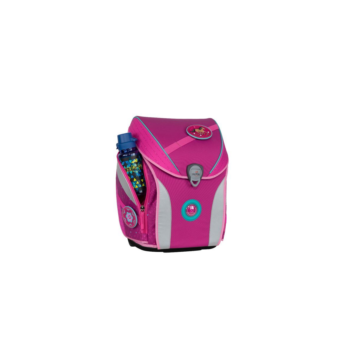 DerDieDas ErgoFlex MAX BUTTONS Boho Schulranzen Set 5tlg.