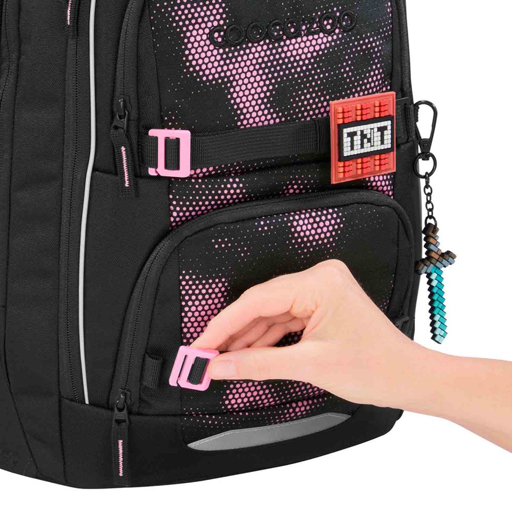 Coocazoo Porter Pink Illusion Schulrucksack