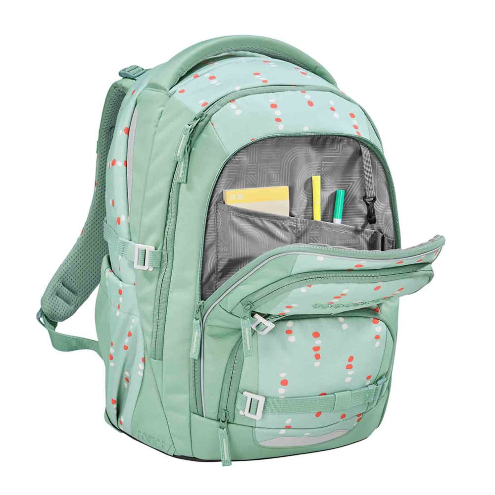 Coocazoo Porter Dancing Dots Schulrucksack Set 3tlg.