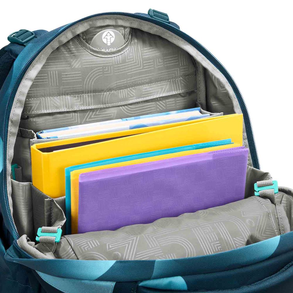 Coocazoo Mate Aqua Flow Schulrucksack Set 3tlg.