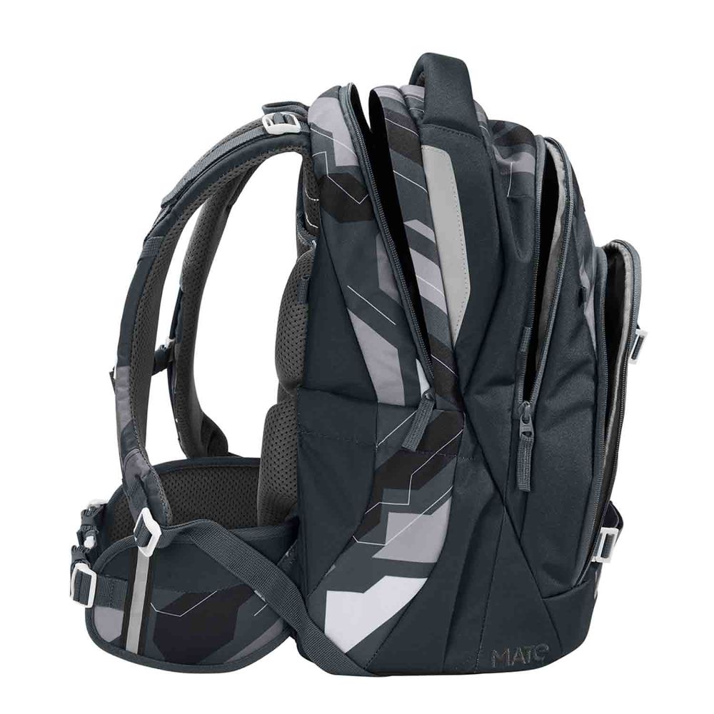 Coocazoo Mate Dark Race Schulrucksack Set 2tlg.