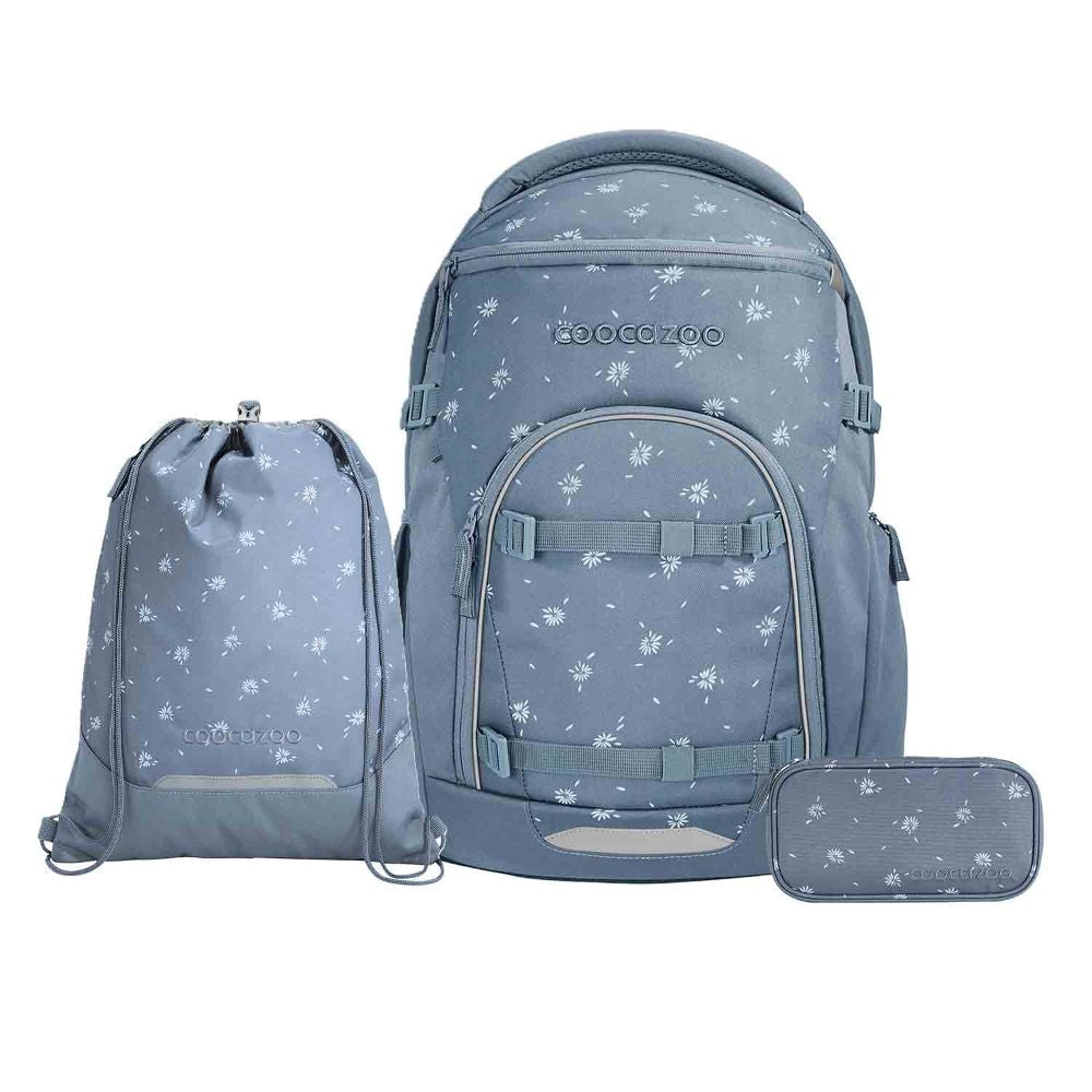Coocazoo Byte Bloomy Daisy Schulrucksack Set 3tlg.