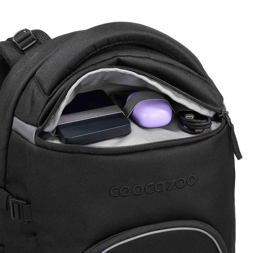 Coocazoo Byte Black Coal Schulrucksack Set 3tlg.