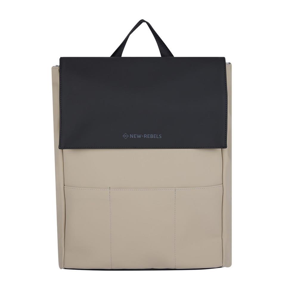 New Rebels Liam Lincoln Black Beige Rucksack