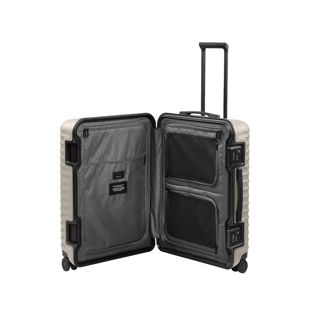 Titan Overseas Moonstone Grey Trolley M+ 69 cm
