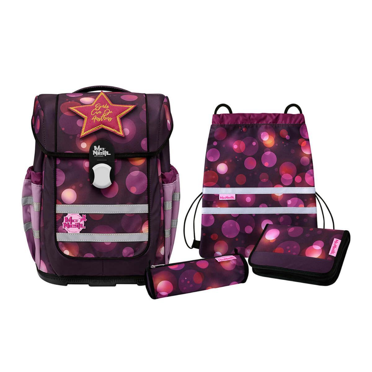 McNeill McOcean Berry Schulranzen Set 5tlg.