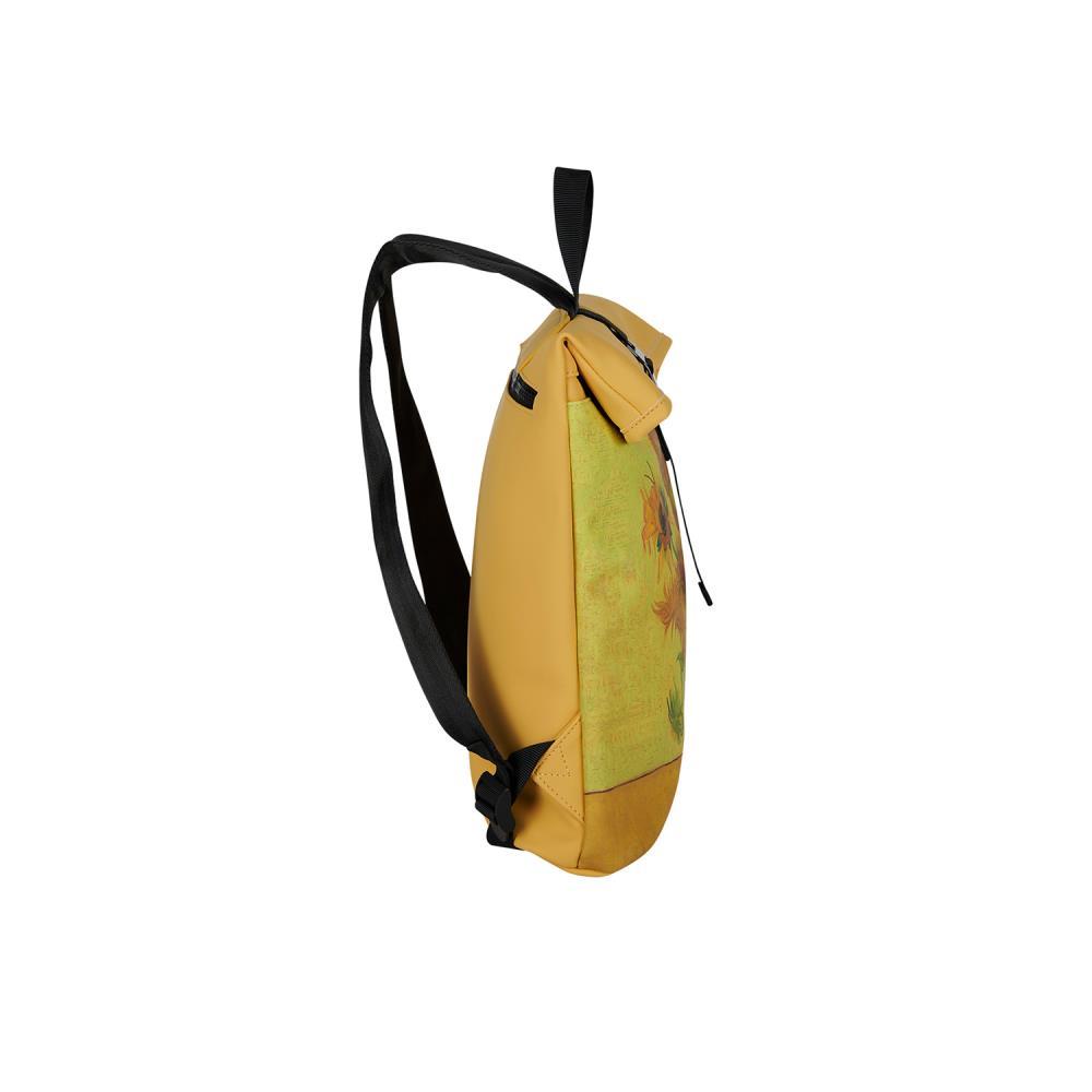 New Rebels Mart Art Los Angeles Sonnenblumen Mini Rolltop Rucksack