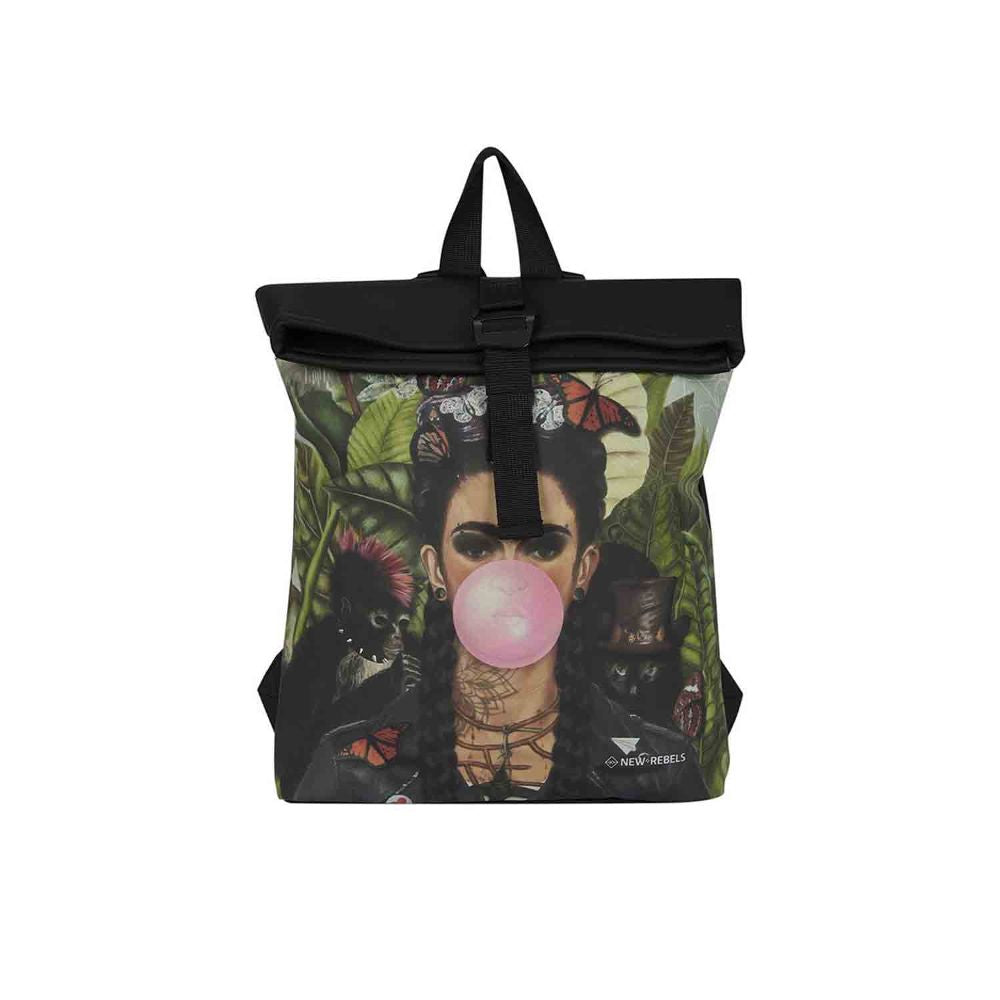 New Rebels Mart Art Los Angeles Bubble Gum Rolltop Rucksack Mini