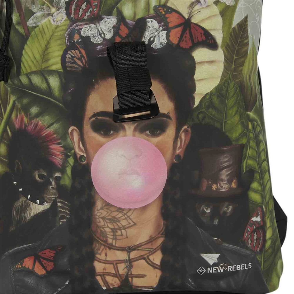 New Rebels Mart Art Los Angeles Bubble Gum Rolltop Rucksack Mini