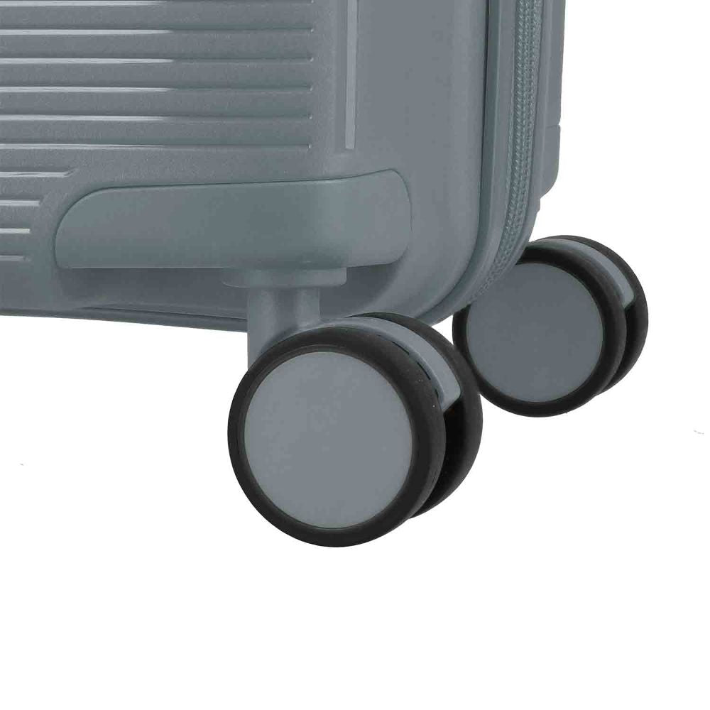 Travelite Pacific Anthracite 4 Doppelrollen Trolley S 55 cm