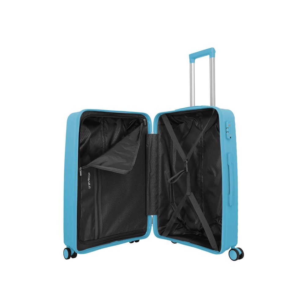 Travelite Pacific Light Blue Trolley M 67 cm
