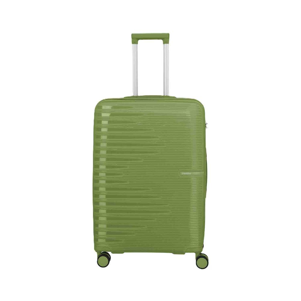 Travelite Pacific Olive 4 Doppelrollen Trolley M 67 cm