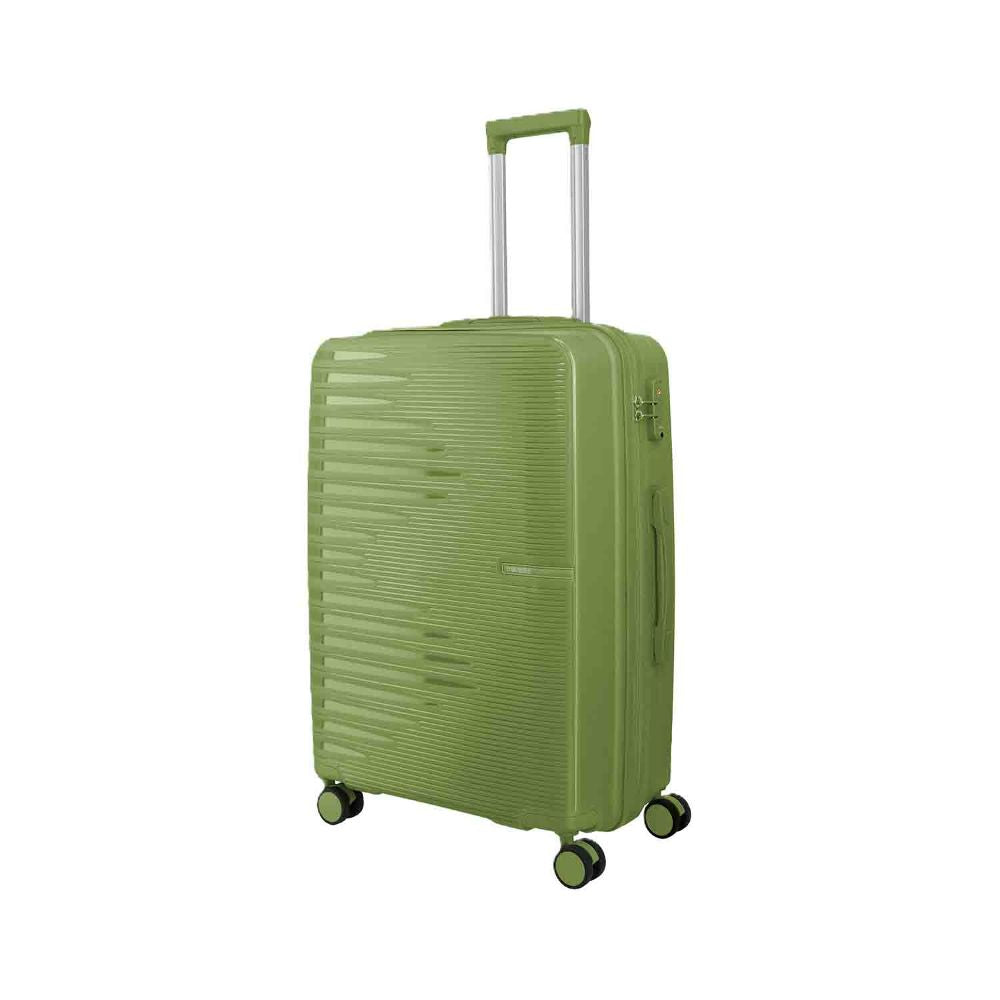 Travelite Pacific Olive 4 Doppelrollen Trolley M 67 cm