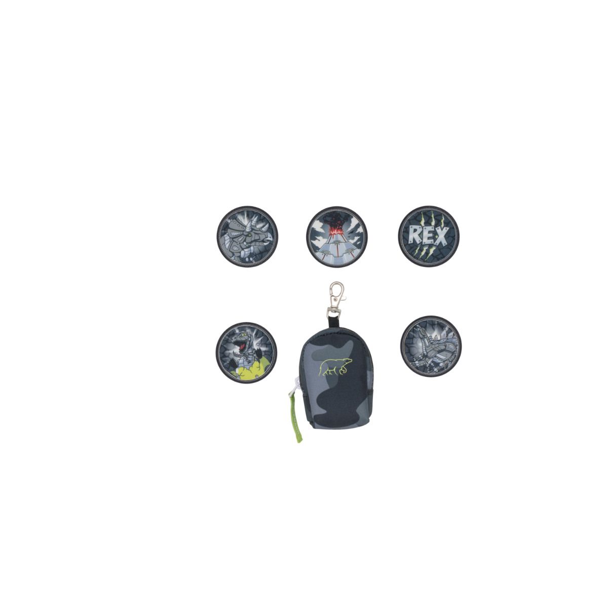Beckmann Classic Camo Rex Schulrucksack Set 6tlg.