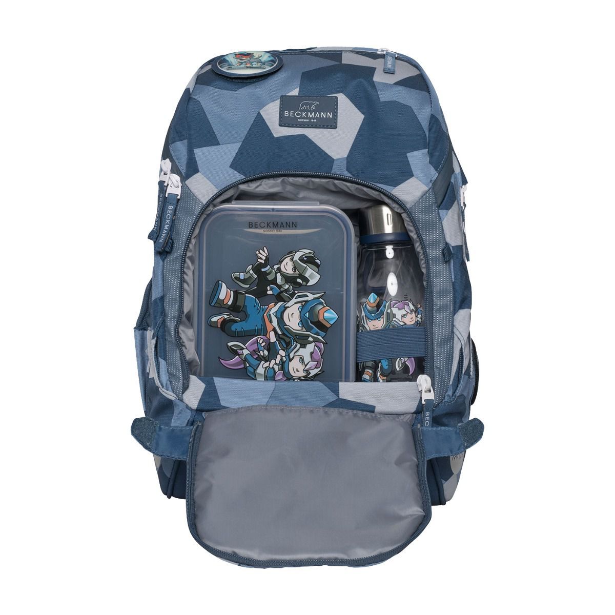 Beckmann Active Air FLX Tiger Race Schulrucksack Set 8tlg.