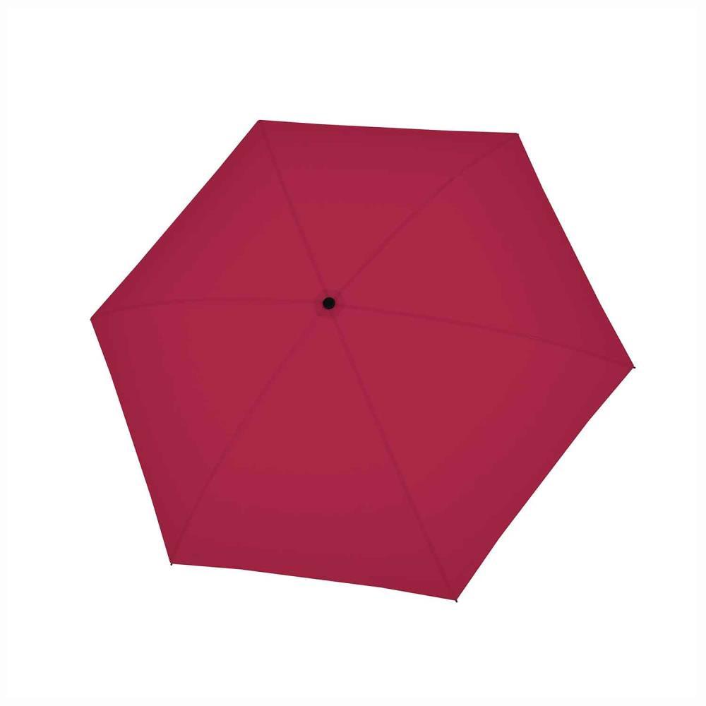Knirps Fiber Compact Mini Uni Viva Magenta Manual Regenschirm