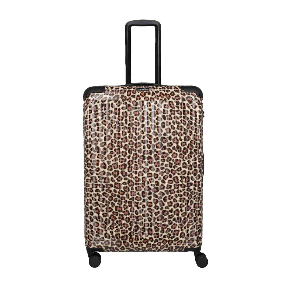 Travelite Cruise Leopard 4 Doppelrollen Trolley Set 3tlg.