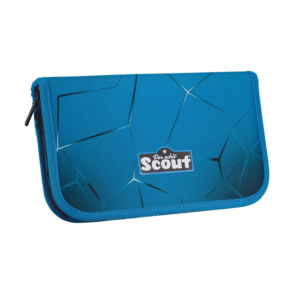 Scout Exklusiv Neo Safety Light Polar Blue Schulranzen Set 5tlg.