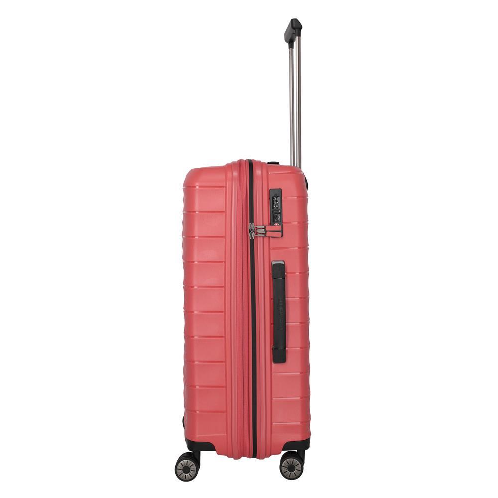 Travelite Mooby Rot 4-Doppelrollen Trolley M 66cm