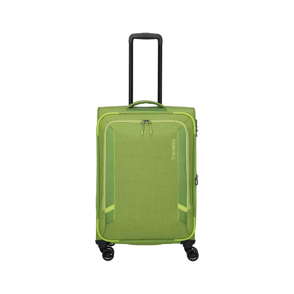 Travelite Corsiica Fresh Green 4 Doppelrollen Trolley M 67 cm
