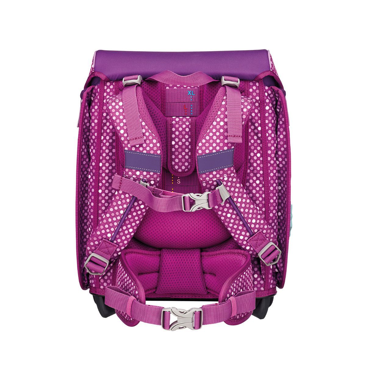 DerDieDas ErgoFlex MAX Purple Dots Schulranzen Set 5tlg.