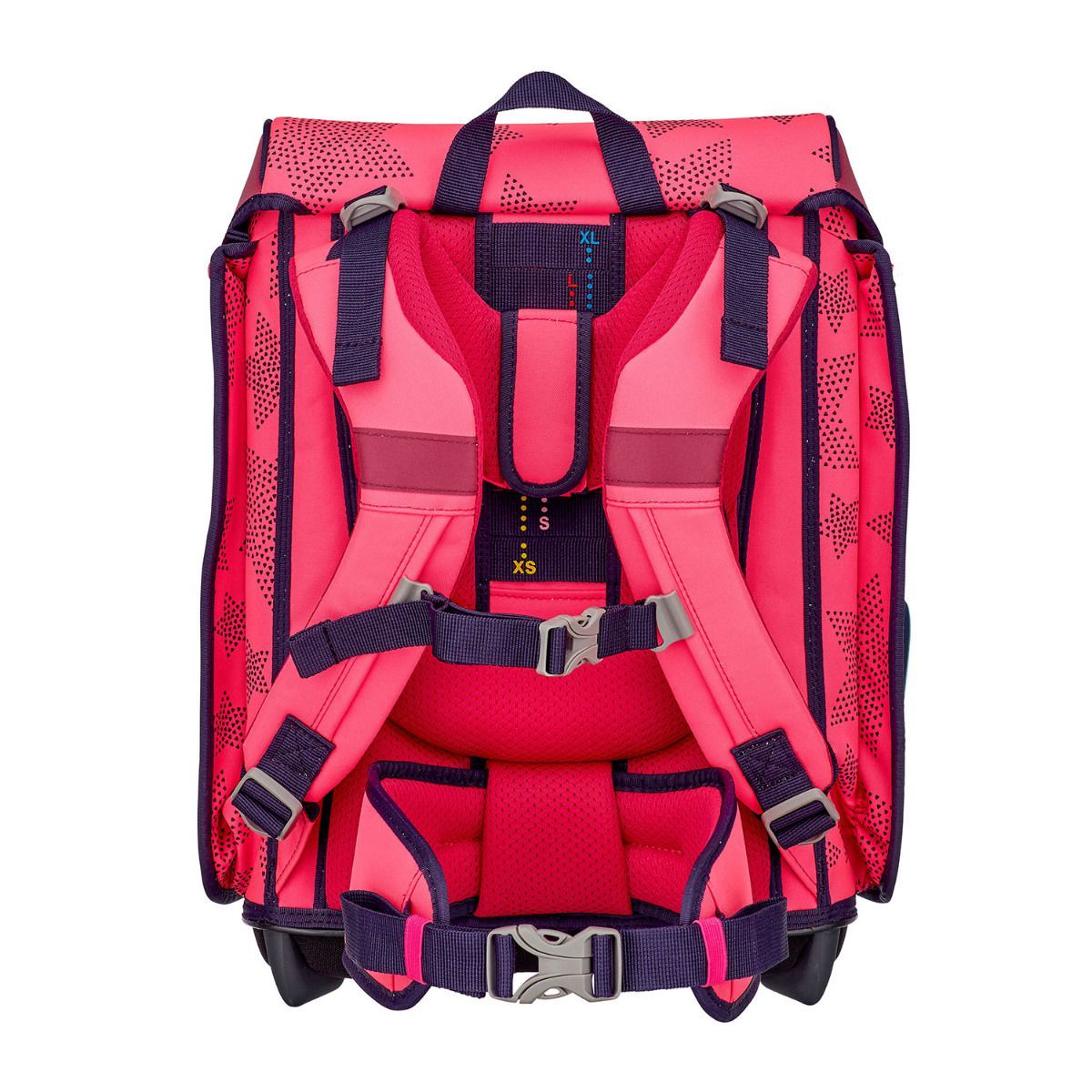 DerDieDas ErgoFlex MAX Exklusiv SUPERFLASH Neon Star Schulranzen Set 5tlg.