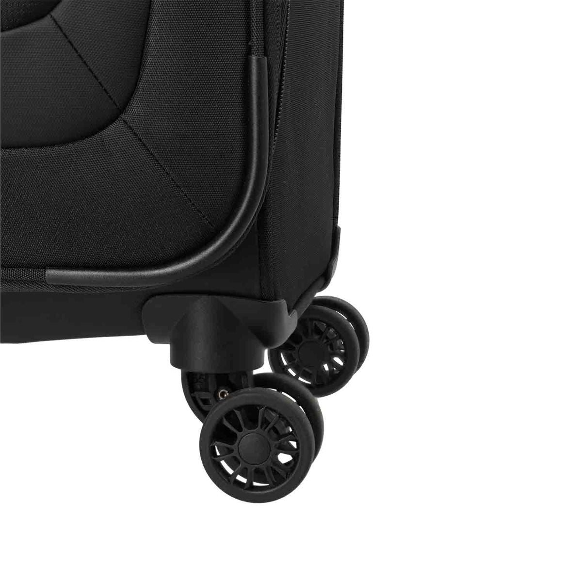 Travelite Umbria Black 4 Doppelrollen Trolley L 77 cm