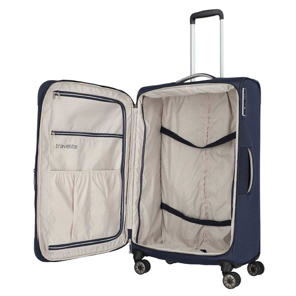 Travelite Miigo Tiefseeblau 4-Rollen Trolley L 77cm