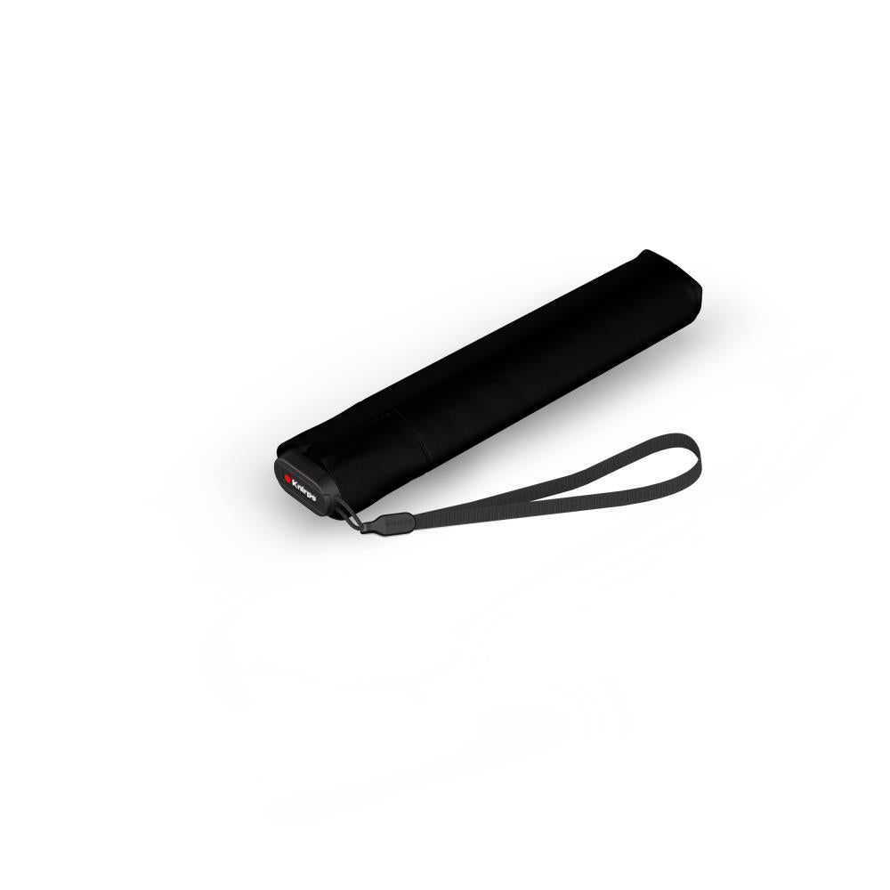 Knirps US.050 Ultra Light Slim Manual Black Rose Regenschirm UV-Schutz