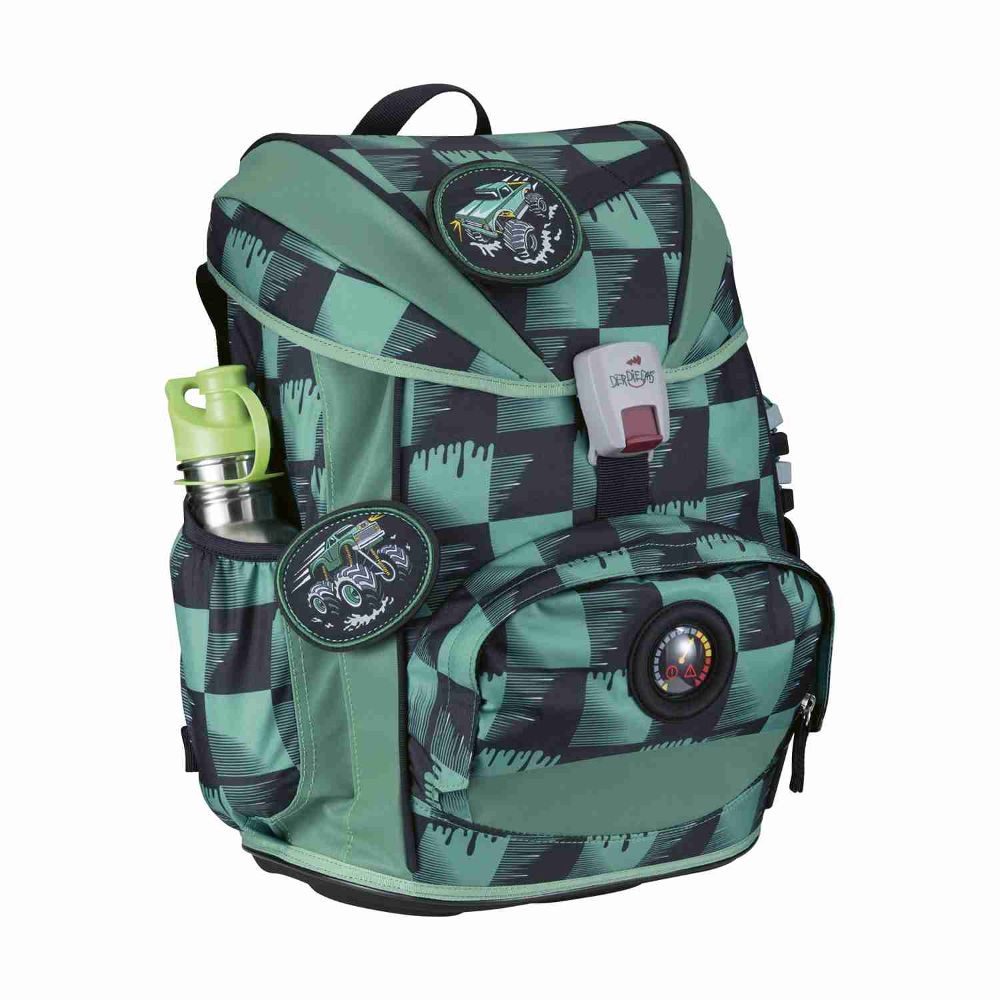 DerDieDas ErgoFlex Light Superflash Exklusiv Super Truck Schulrucksack Set 5tlg.
