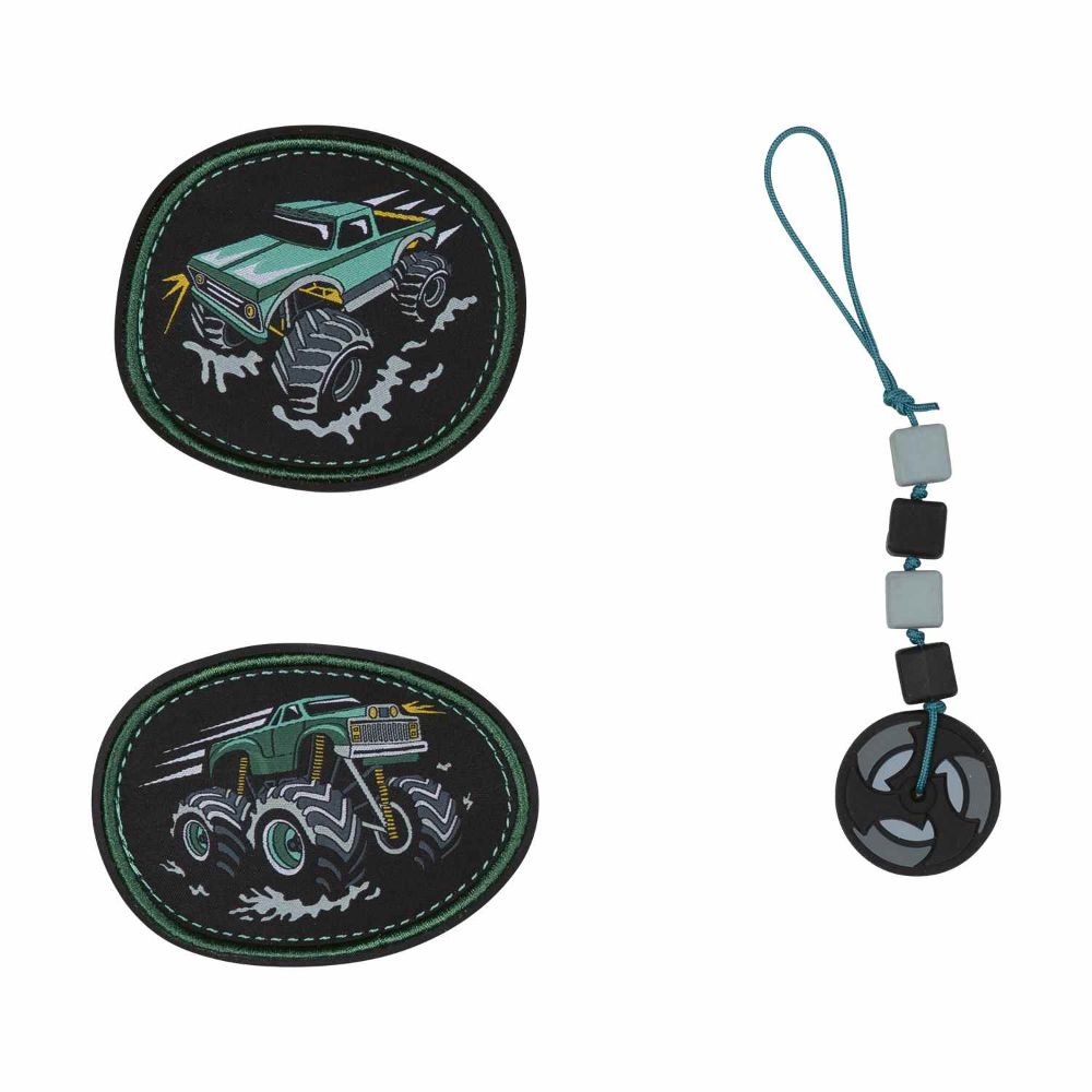 DerDieDas ErgoFlex Light Superflash Exklusiv Super Truck Schulrucksack Set 5tlg.