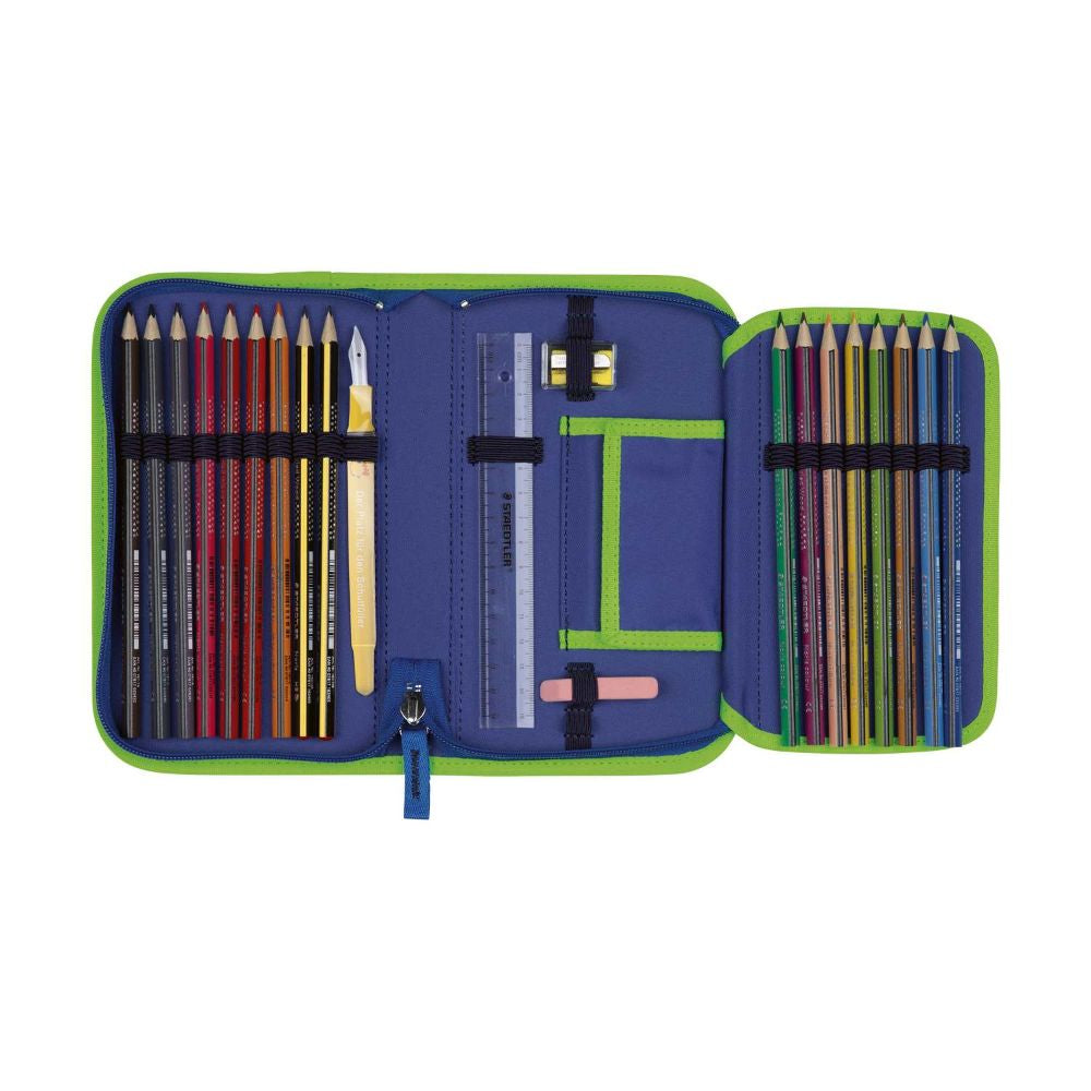 DerDieDas ErgoFlex Easy LED Exklusiv Moon Mission Schulranzen Set 5tlg.