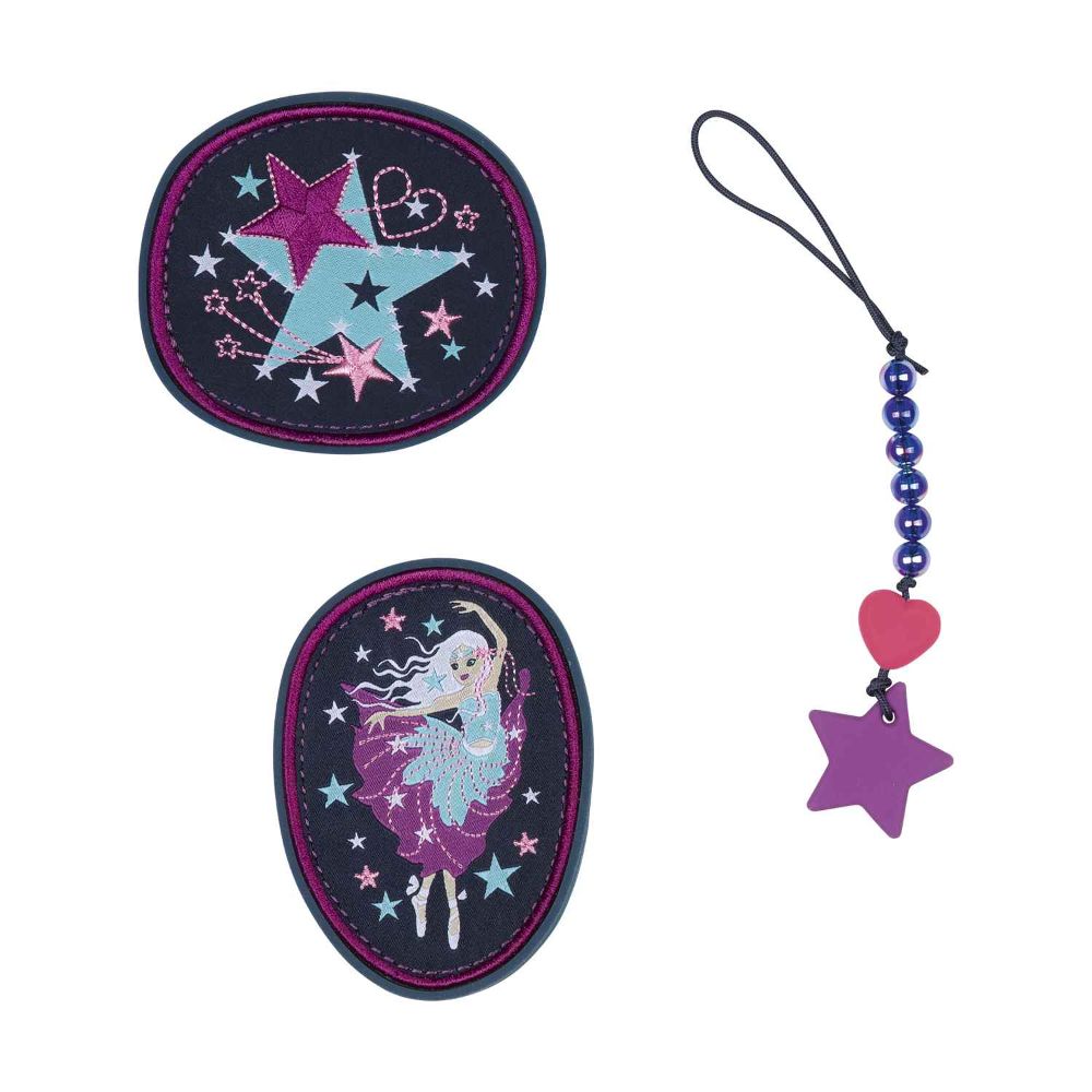 DerDieDas ErgoFlex Easy LED Exklusiv Dancing Star Schulranzen 5tlg.