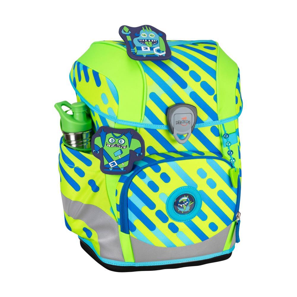 DerDieDas ErgoFlex Tiny Neon Monster Limited Edition Schulranzen Set 5tlg.