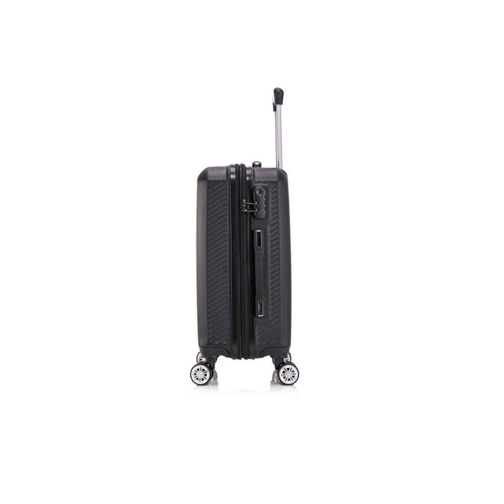 Herolite Berlin Schwarz 4-Doppelrollen Trolley S 57 cm