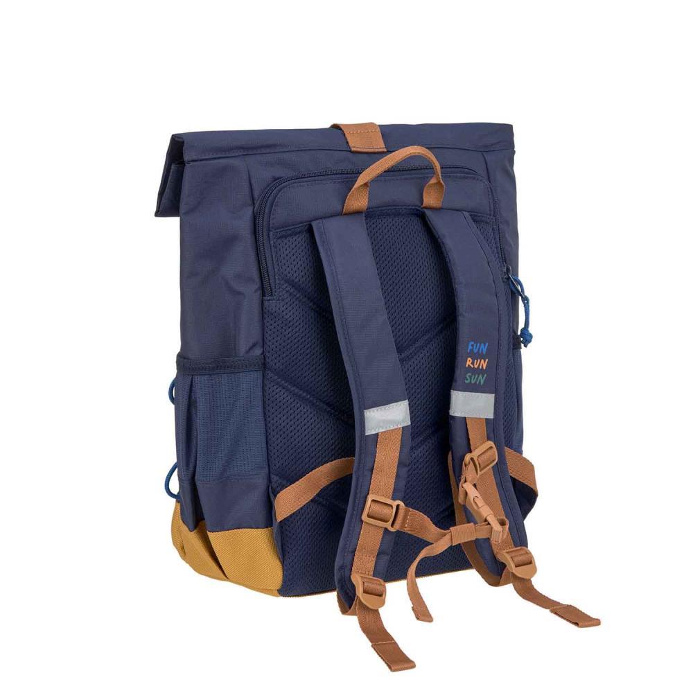 Lässig Medium Happy Prints Little Gang Navy Rolltop Kindergartenrucksack
