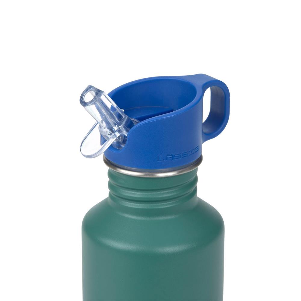 Lässig Trinkflasche 0,5 Liter Edelstahl Little Gang Rainbow Green