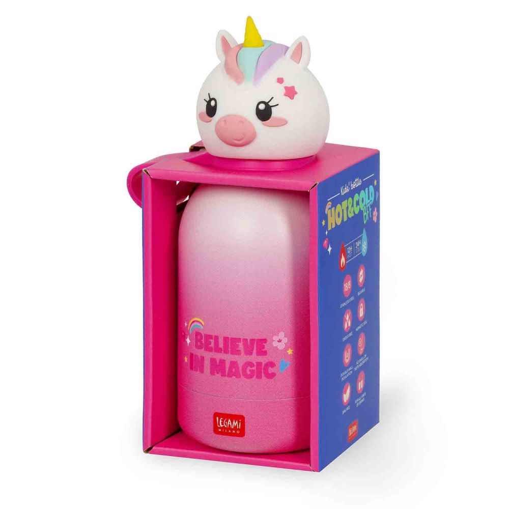 Legami Trinkflasche Einhorn Edelstahl 310 ml