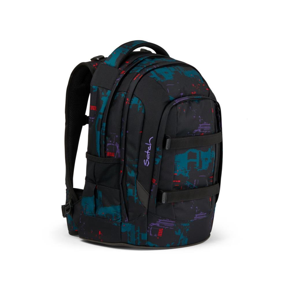 Satch Pack Night Vision Schulrucksack Set 2tlg.