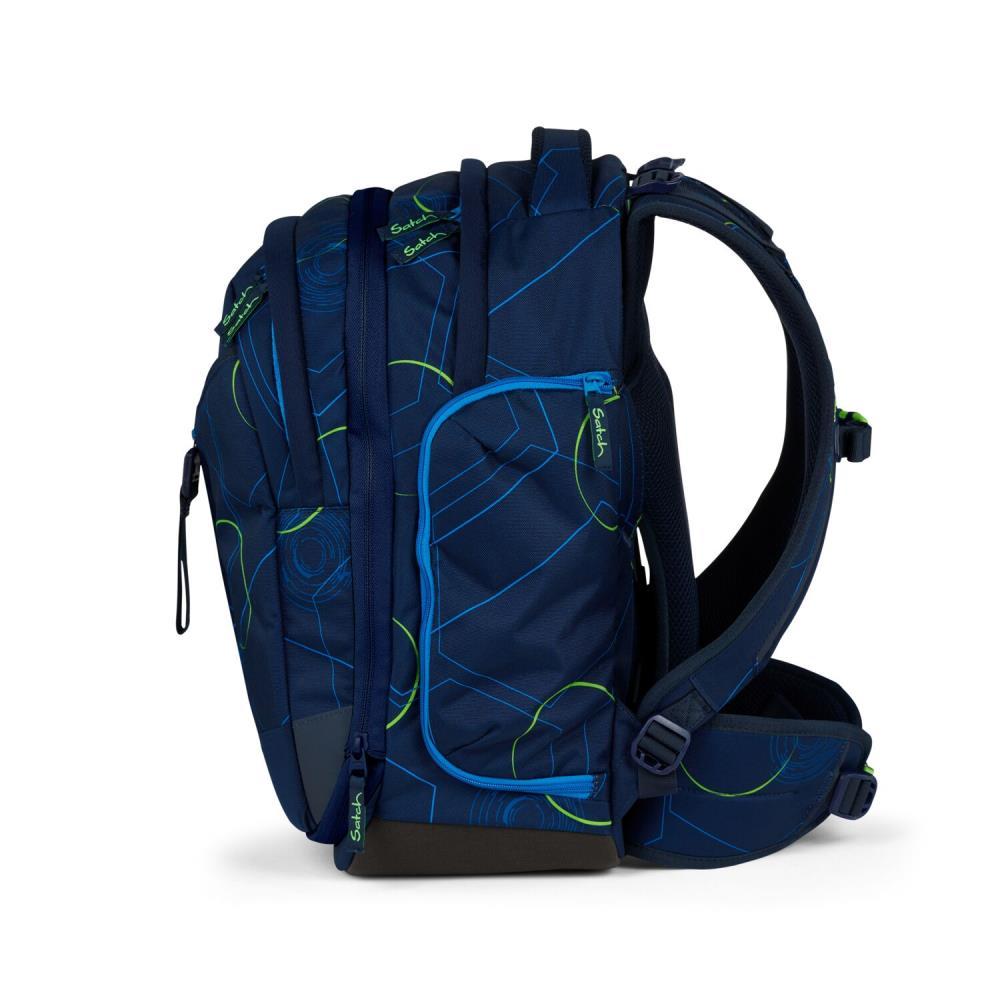 Satch Match Blue Tech Schulrucksack Set 3tlg.