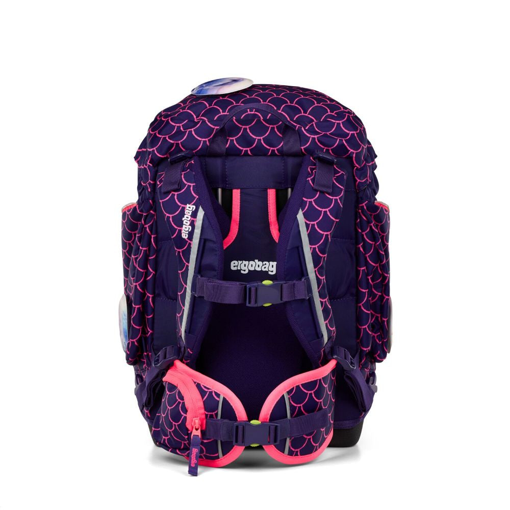 Ergobag Pack PerlentauchBär Color Flash Edition Schulrucksack Set 6tlg.