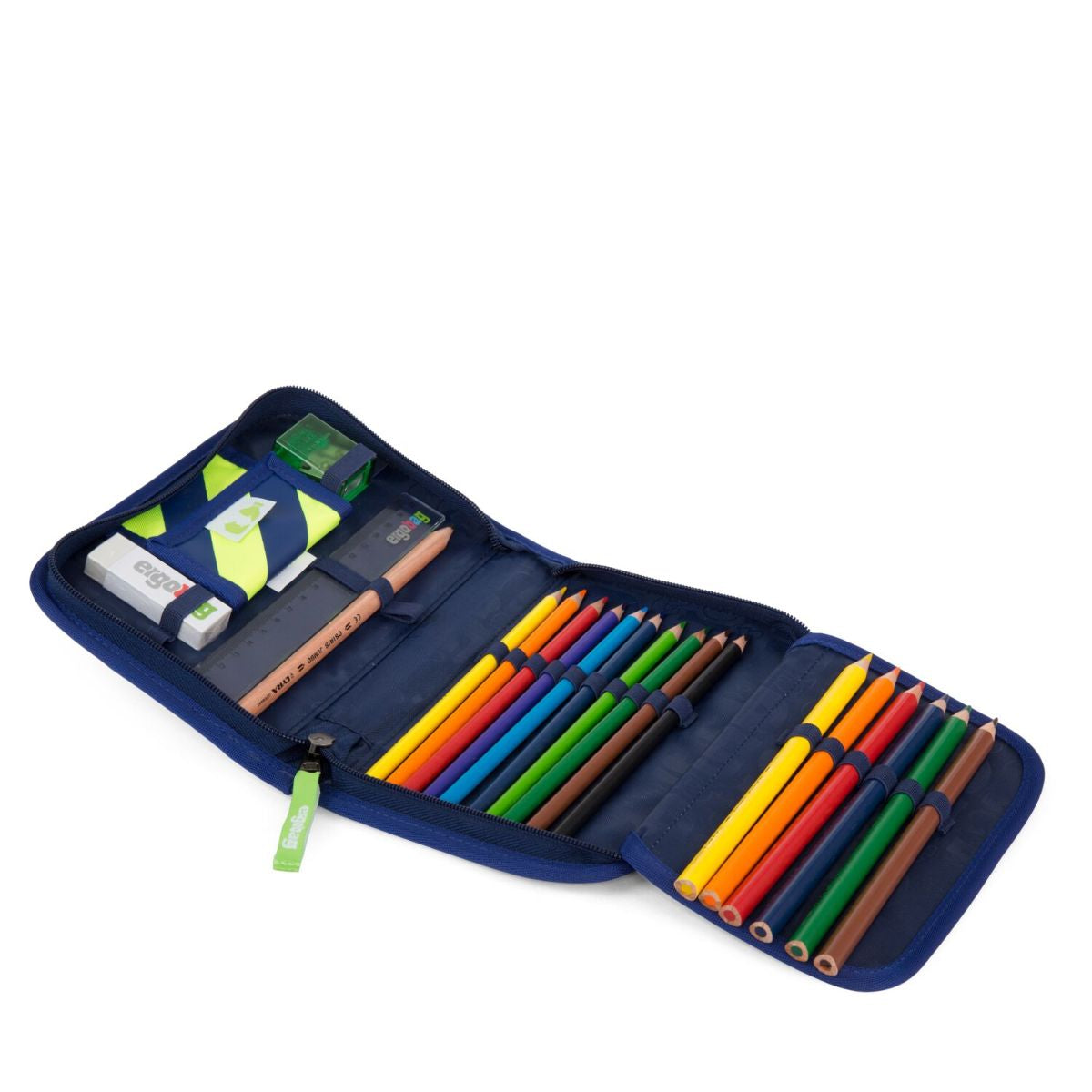Ergobag Maxi PerlentauchBär Color Flash Edition Schulrucksack Set 6tlg.