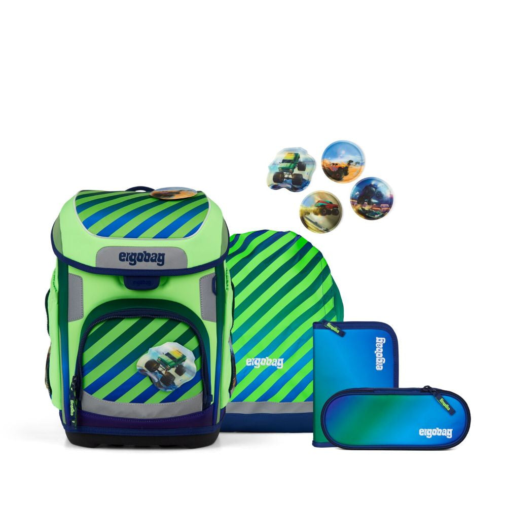 Ergobag Cubo TruckBär Neo Edition Schulranzen Set 5tlg.