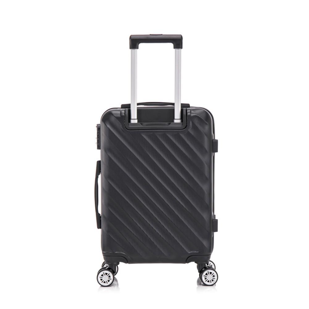 Herolite New York Schwarz 4-Doppelrollen Trolley S 57 cm