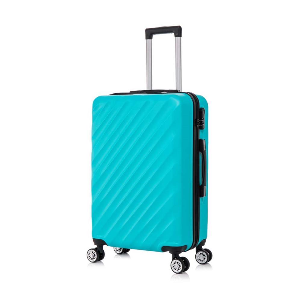 Herolite Paris Türkis 4-Doppelrollen Trolley L 77 cm