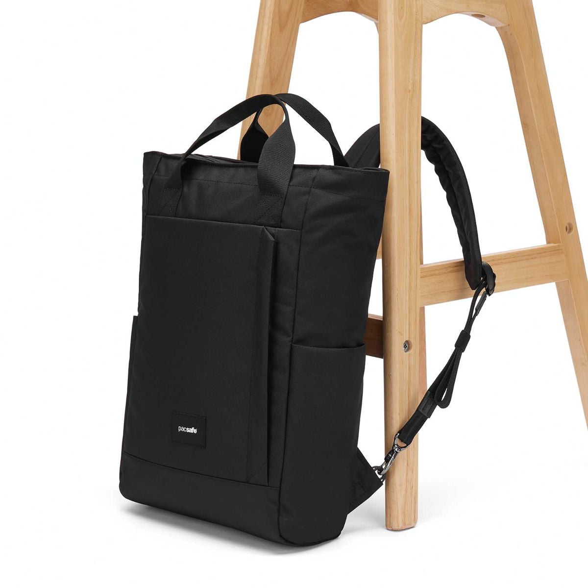 Pacsafe Go Totepack Jet Black Anti-Theft Rucksack 15 l
